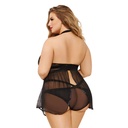 Key Hole Baby Doll Dress - BD-19021