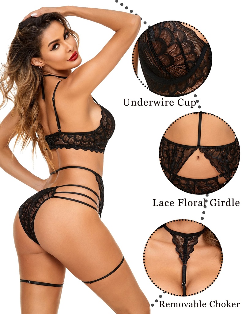 Garter Lingerie Set LS-06363