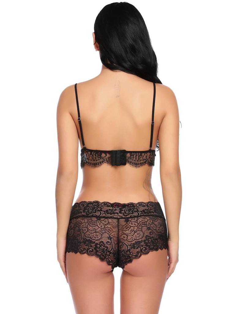 Eyelash Lingerie Set LS-06114