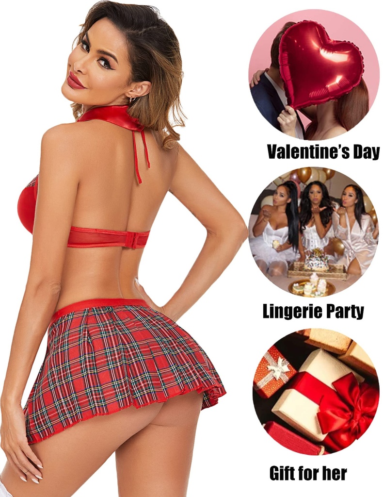 School Girl Erotic Costume-EC-00175