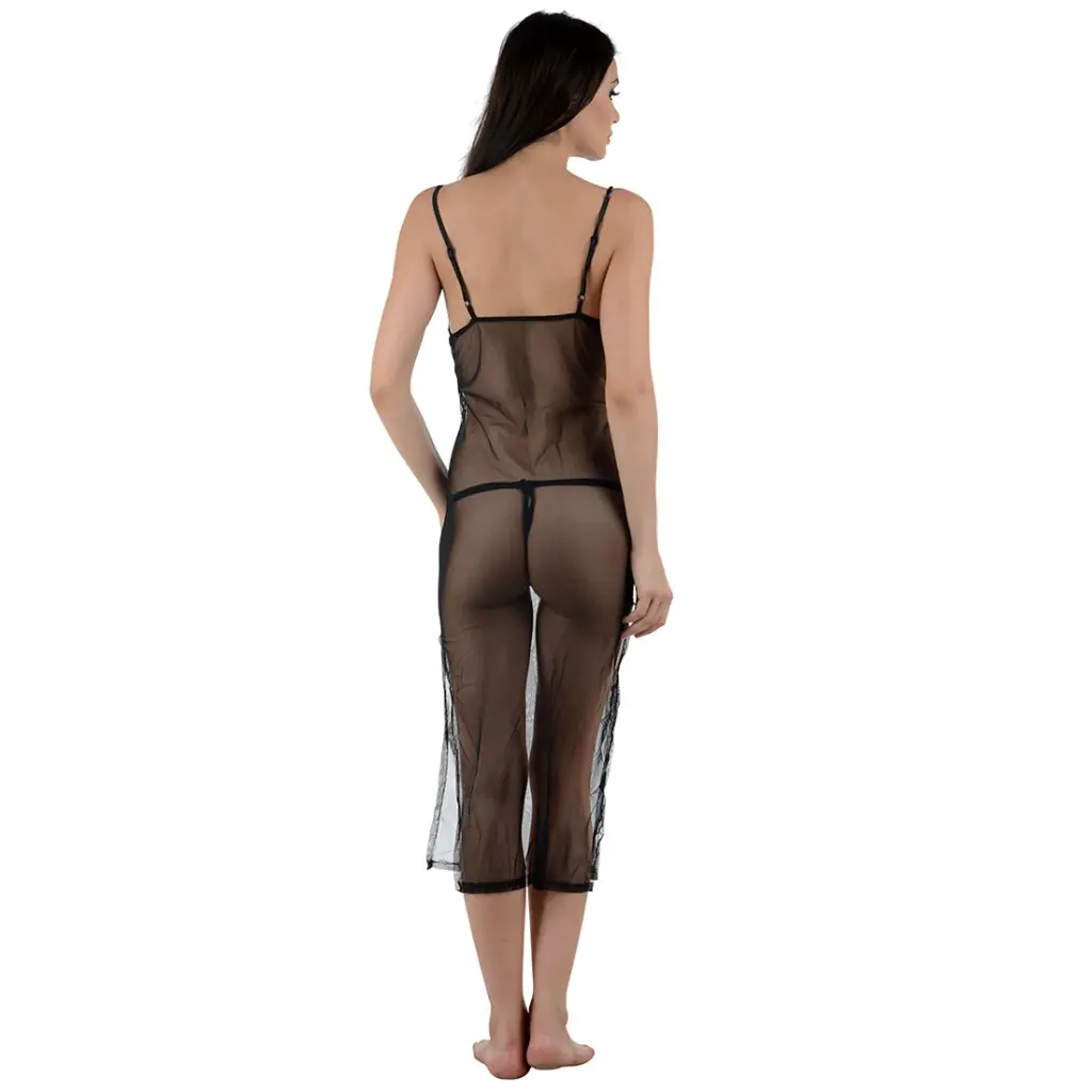 Side Open Nightgown NG-32027
