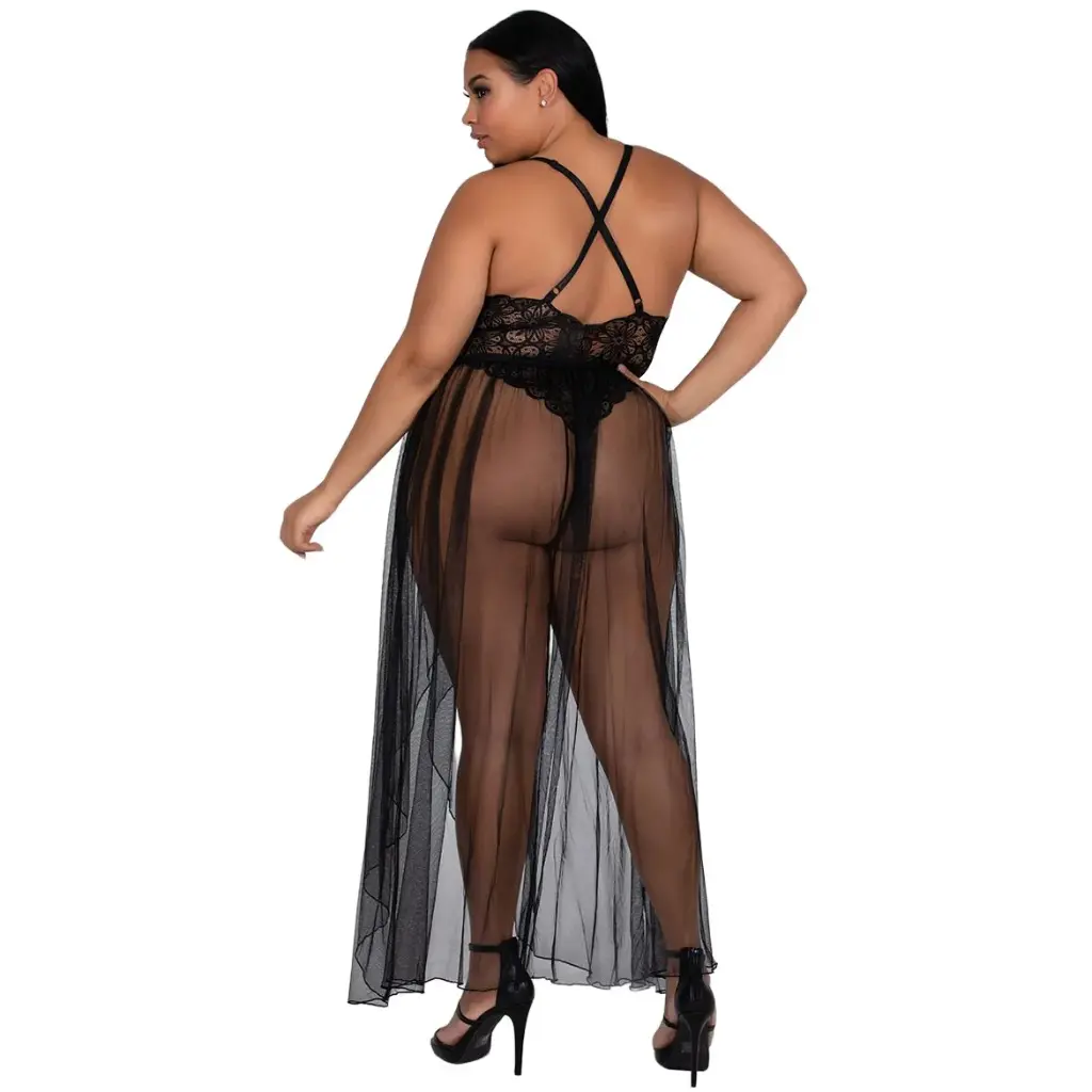 Front Open Nightgown NG-39008