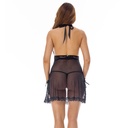 Halter Neck Baby Doll Dress - BD-11763