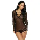 Back Open Chemise CH-83075