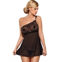 One Shoulder Baby Doll Dress BD-11006