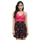  Printed Babydoll Dress BD-17804