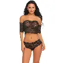 Off Shoulder Lingerie Set LS-06011