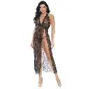 Side Open Nightgown NG-30460
