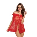 Off Shoulder Baby Doll Dress BD-12205
