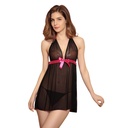 Halter Neck Baby Doll Dress BD-13161
