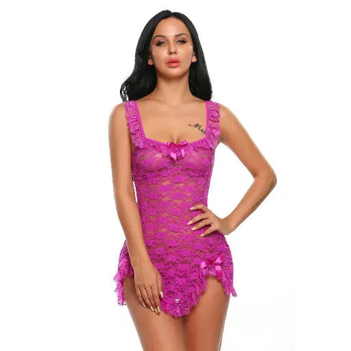 Back Open Chemise CH-80096