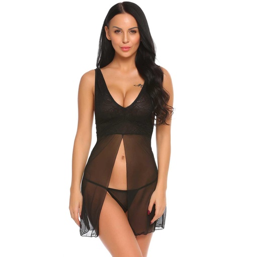 Front Open Baby Doll Dress BD-11666