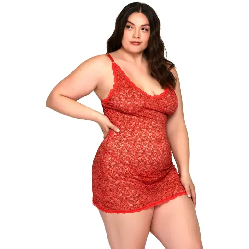 Deep Neck Chemise CH-89010