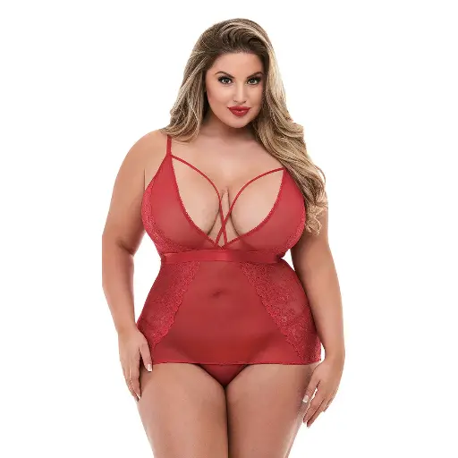 Deep Neck Chemise CH-89009