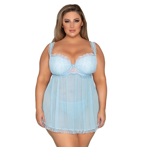 Keyhole Baby Doll Dress BD-19033