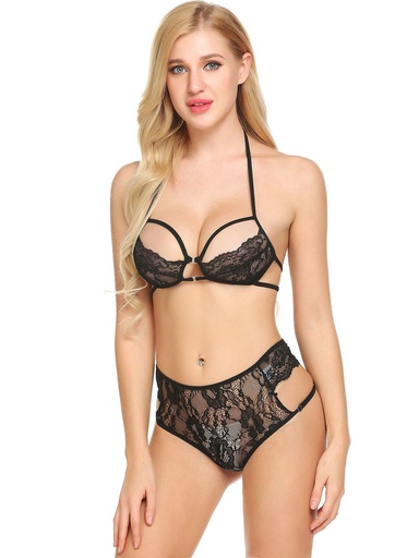Half Cup Lingerie Set LS-06308