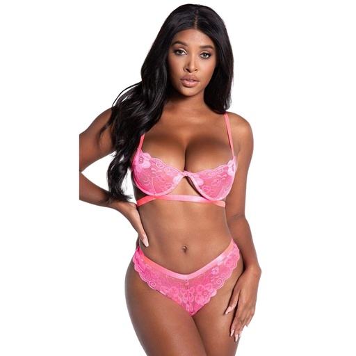 Half Cup Lingerie Set LS-06318