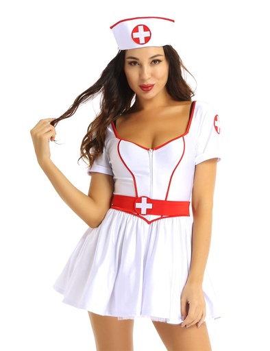 Nurse Erotic Costume-EC-00537