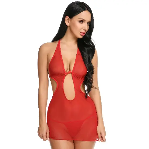 Halter Neck Chemise CH-83506