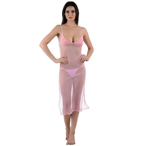 Side Open Nightgown NG-32027