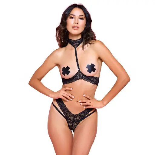 Bust Open Erotic Lingerie Set ELS-06846