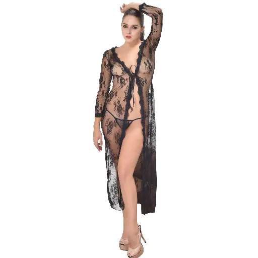 Front Open Nightgown NG-30232