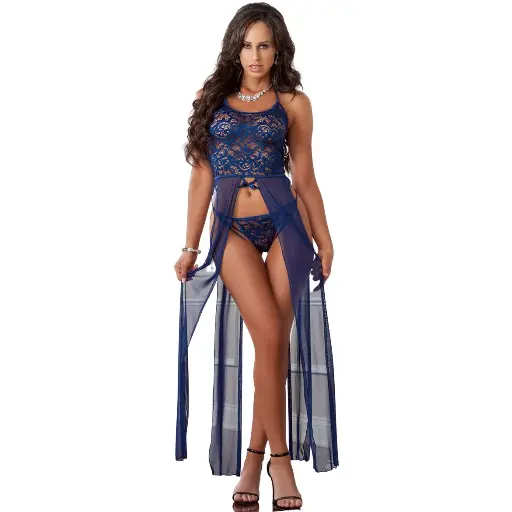 Front Open Nightgown NG-31803