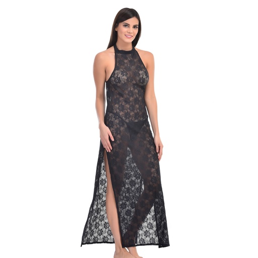 Side Open Nightgown NG-36655