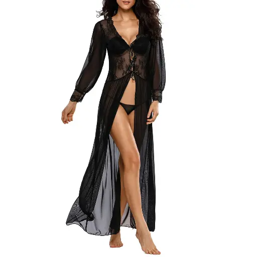 Front Open Nightgown NG-31037